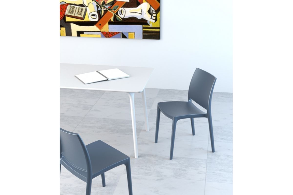 Hospitality Plus Commercial Maya Chair-white taupe cushion