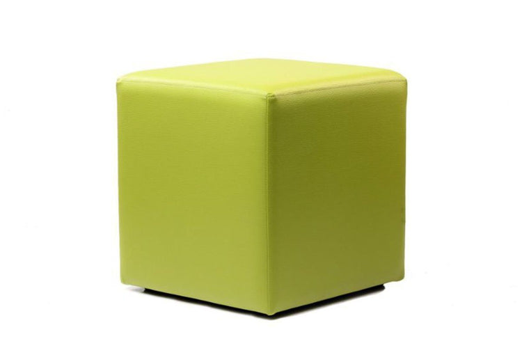 Hospitality Plus Cube Ottoman Hospitality Plus green