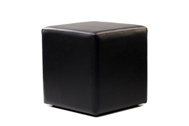 Hospitality Plus Cube Ottoman Hospitality Plus black