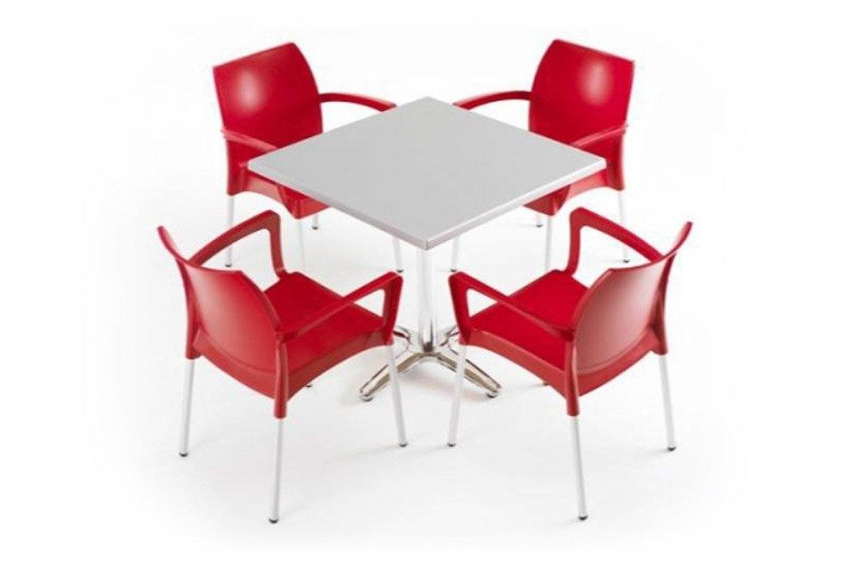 Hospitality Plus Dolce Commercial Chair-white