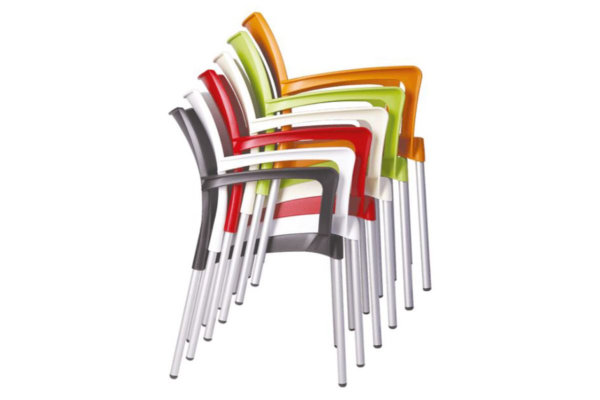 Hospitality Plus Dolce Commercial Chair-white