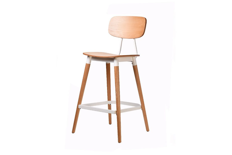 Environmental image of Hospitality Plus Felix Bar Stool Ply Seat - 740mm Seat Height