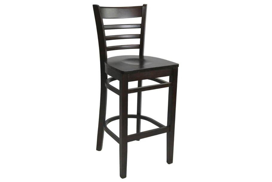 Environmental image of Hospitality Plus Florence Bar Stool European Made with Ply Seat - 750mm Seat Height