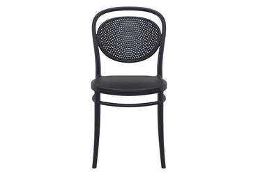Hospitality Plus Marcel Stacking Chair Hospitality Plus black
