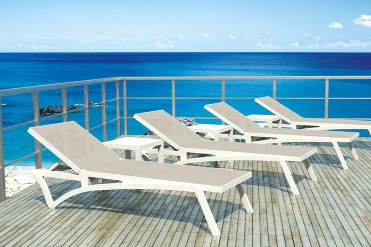 Hospitality Plus Pacific Sun Lounger - Injection moulded, UV-stabilised Hospitality Plus