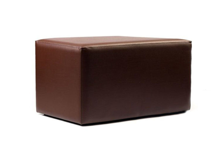 Hospitality Plus Rectangle Ottoman Hospitality Plus chocolate