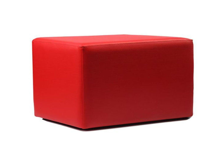 Hospitality Plus Rectangle Ottoman Hospitality Plus red