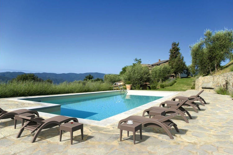 Hospitality Plus Relaxed Sun Lounger - UV-stabilised and Weather-proof Hospitality Plus