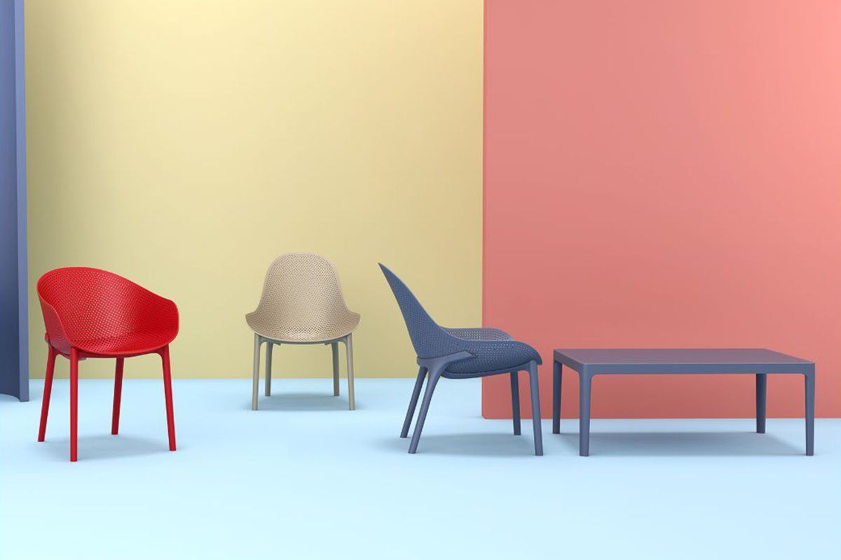 Hospitality Plus Sky Lounge Chair - Indoor/Outdoor Commercial-grade-mango