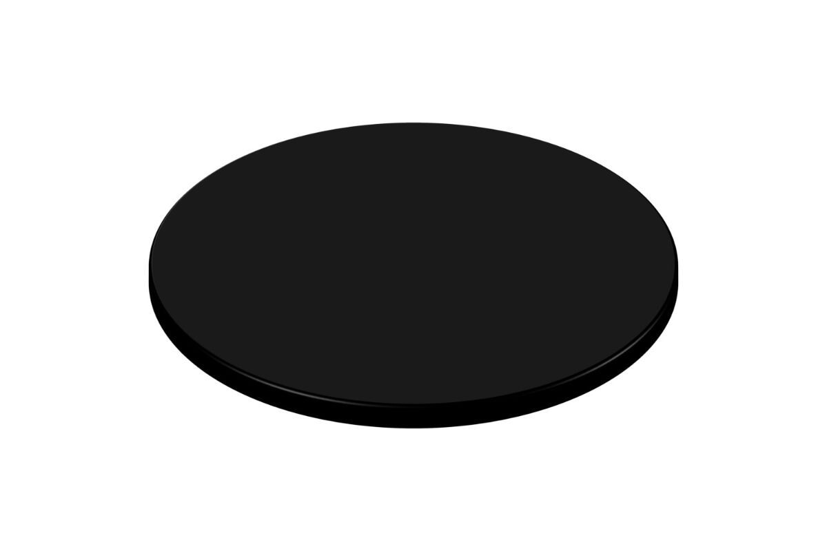 Hospitality Plus Werzalit Duratop Round Table Top by SM France [800 MM] Hospitality Plus black 