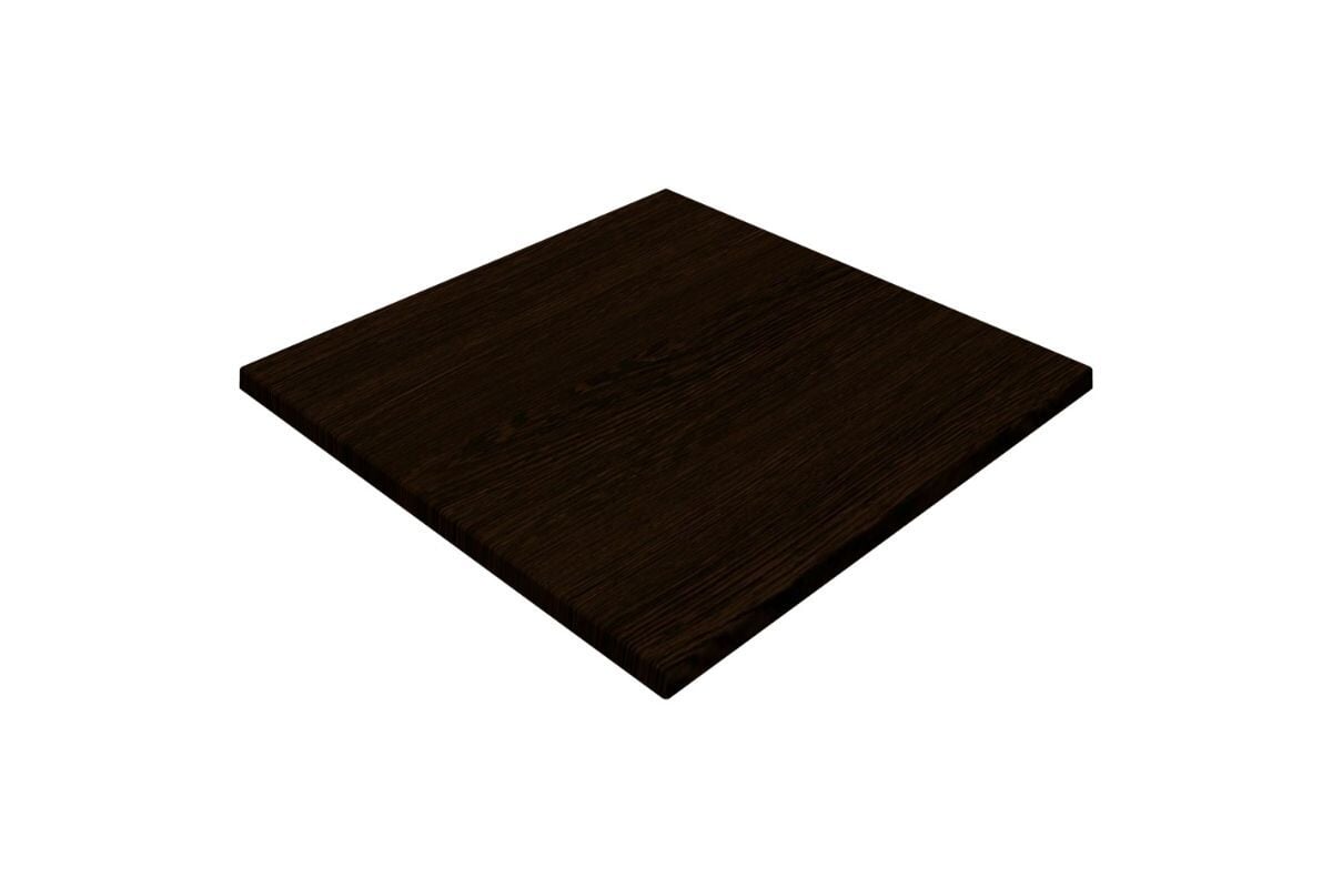 Hospitality Plus Werzalit Duratop Square Table Top By SM France [600L x 600W] Hospitality Plus wenge 