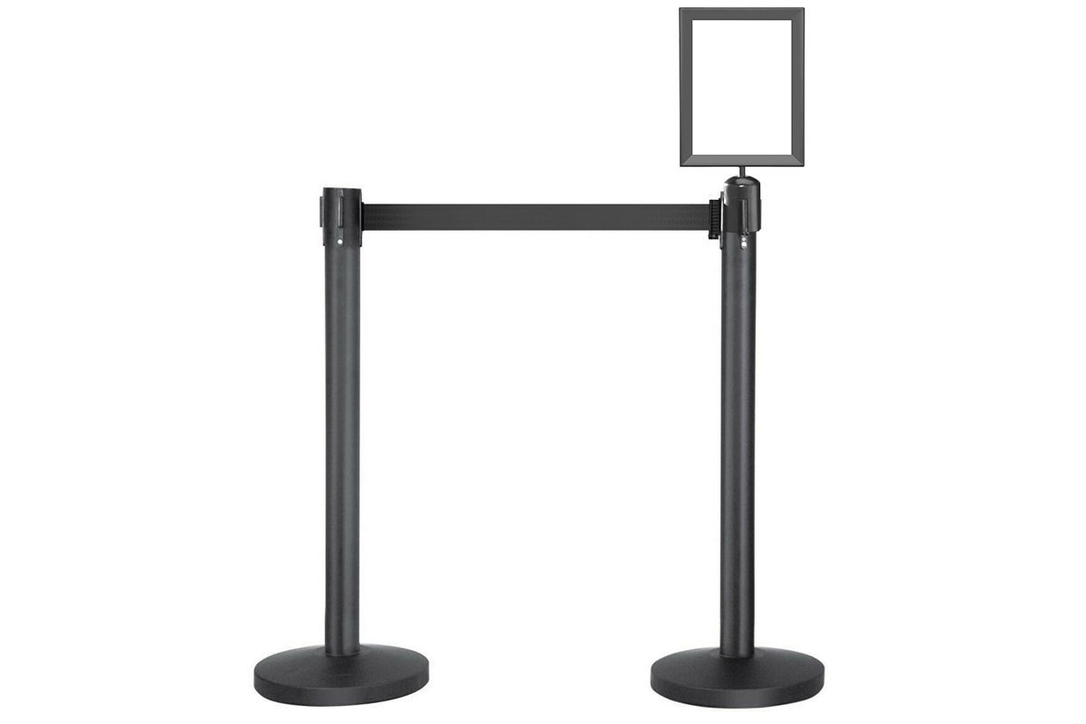 JasonL A4 Sign Frame Compatible with JasonL Retractable Pole - Black Jasonl