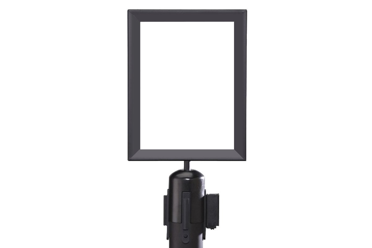 JasonL A4 Sign Frame Compatible with JasonL Retractable Pole - Black Jasonl portrait