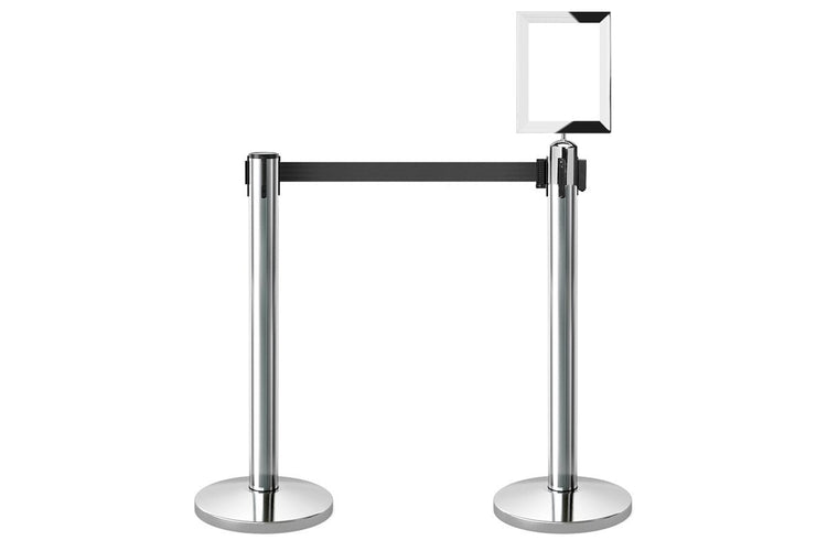 JasonL A4 Sign Frame Compatible with JasonL Retractable Pole - Silver Jasonl