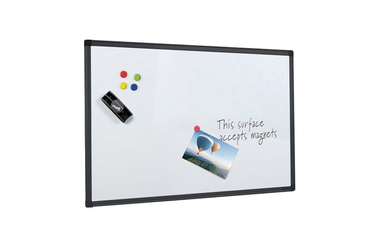 JasonL Commercial Magnetic Whiteboard - Black Frame Jasonl