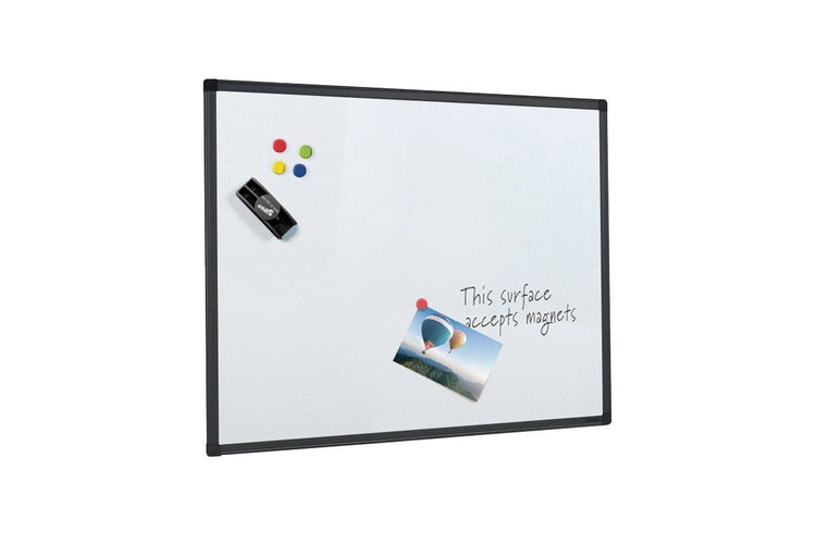 JasonL Commercial Magnetic Whiteboard - Black Frame Jasonl