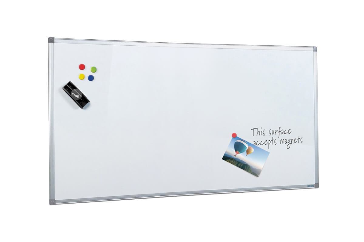 JasonL Commercial Magnetic Whiteboard - Silver Frame Jasonl 1800 x 900