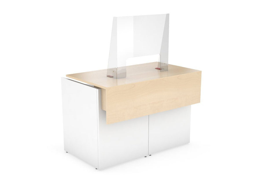 Environmental image of JasonL Premium Clear Hygiene Sneeze Guard