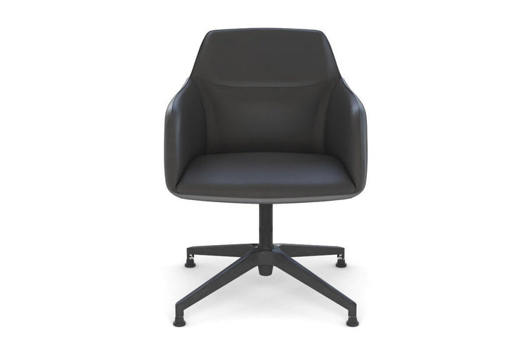 McDuck Swivel Office Chair - Black Base Jasonl Black Black Glides
