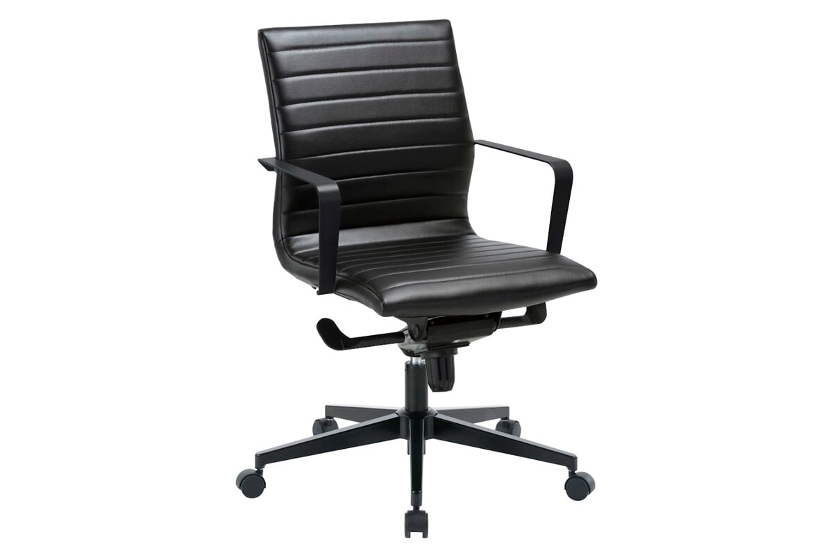 Monarch Boardroom Chair - Medium Back Jasonl black 
