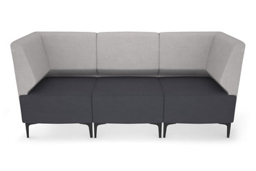 Mondo 3 Seater Corner Lounge Jasonl black light grey