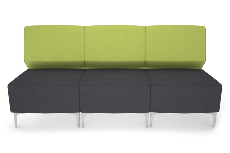 Mondo 3 Seater Lounge Jasonl chrome light green 