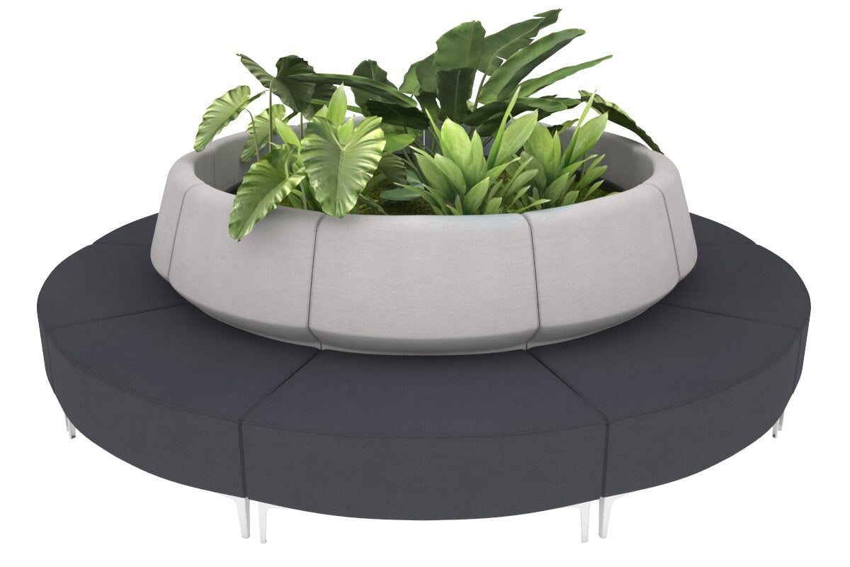 Mondo Round Circle Jasonl chrome light grey