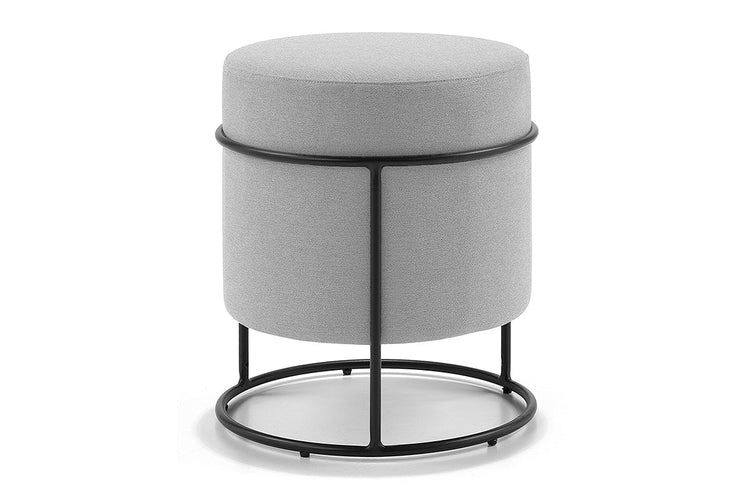 Mondo Round Ottoman Jasonl light grey 