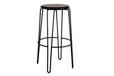MS Hospitality Manor Bar Stool MS Hospitality black