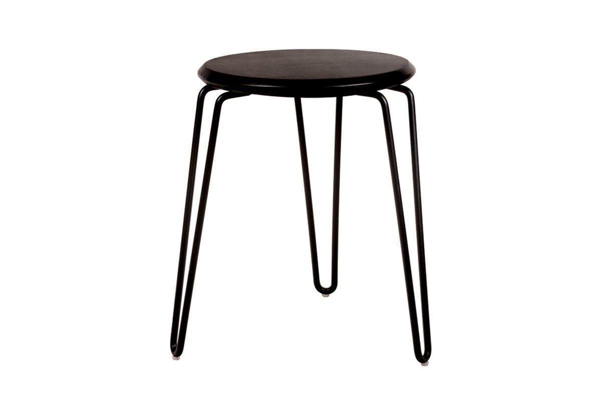 MS Hospitality Manor Low Stool MS Hospitality black