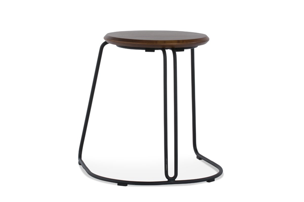 MS Hospitality Martha Low Stool MS Hospitality walnut