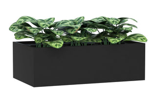 Office Planter Box for Lateral/Sliding Door Filing Cabinets 450MM Jasonl black