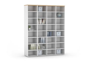 Open Pigeon Hole Storage Unit 4 Tier 4 Across Jasonl maple