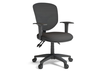 Plover Ergonomic Chair - Fabric Back Jasonl grey black height adjustable