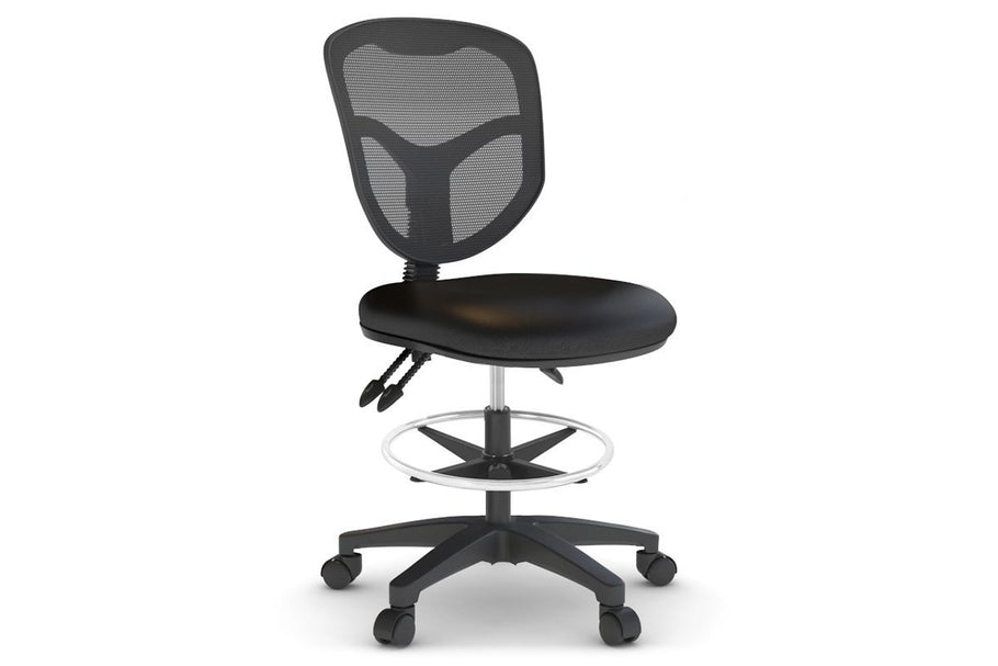 Environmental image of Plover Ergonomic Drafting Chair - Synthetic Leather Seat
