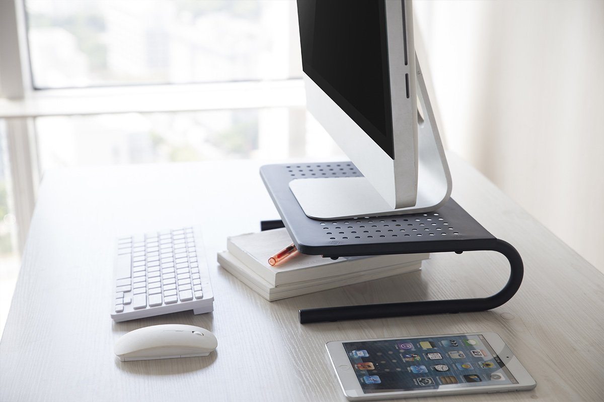 Pop Monitor/Laptop Stand Black-black