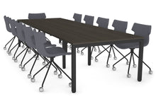  - Quadro Square Leg Modern Boardroom Table [3600L x 1200W] - 1
