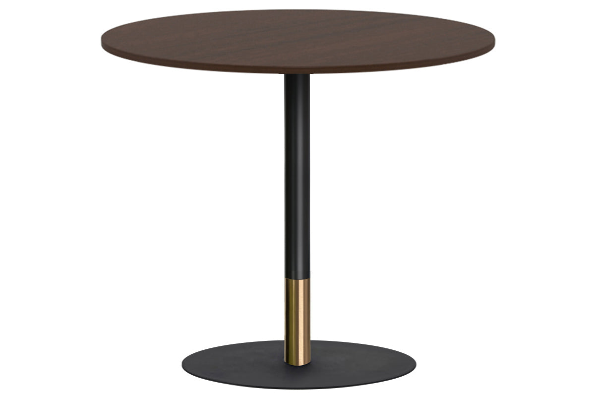 Rivoli Tall Bar Table Round Base Black/Rose Gold - Black Disc [1000 mm] Jasonl 
