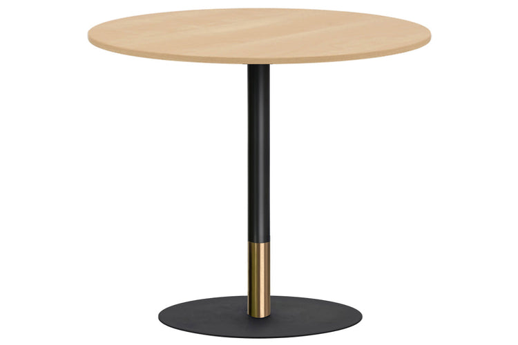 Rivoli Tall Bar Table Round Base Black/Rose Gold - Black Disc [800 mm] Jasonl 