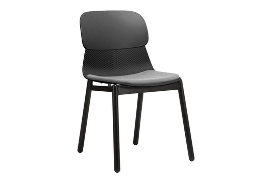Sammy Chair - 4 Leg Jasonl black with pad 