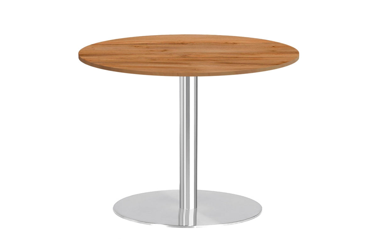Sapphire Round Cafe Table Disc Base - Stainless Steel [700 MM] Jasonl boston 