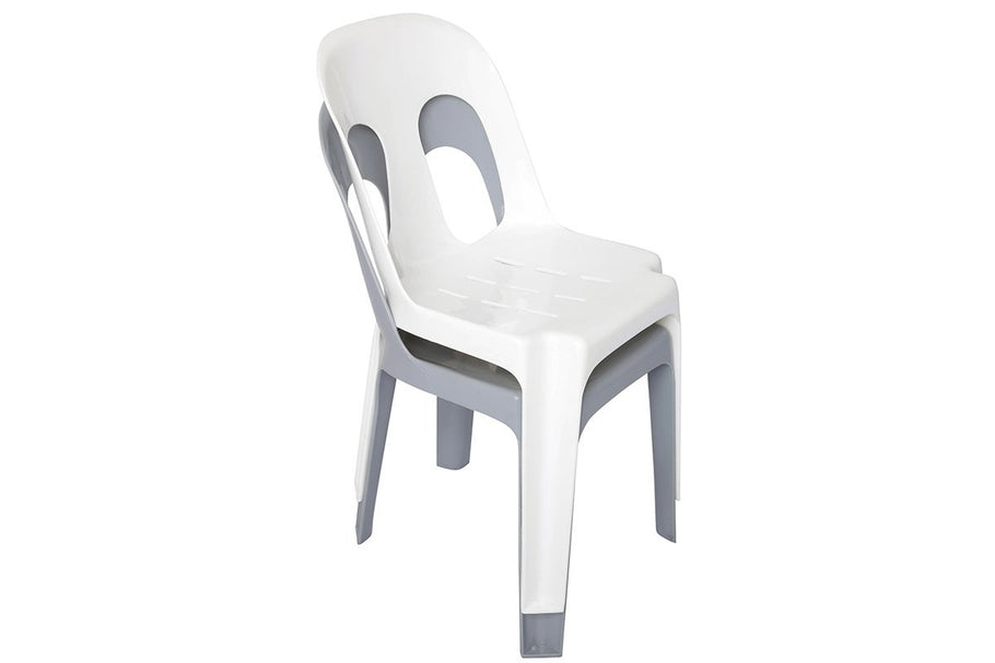 Environmental image of Sonic Drift Plastic Stacking Utility Chair