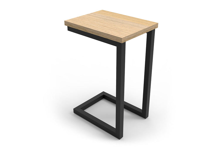 Sonic Everlast Side Table Sonic black leg natural oak
