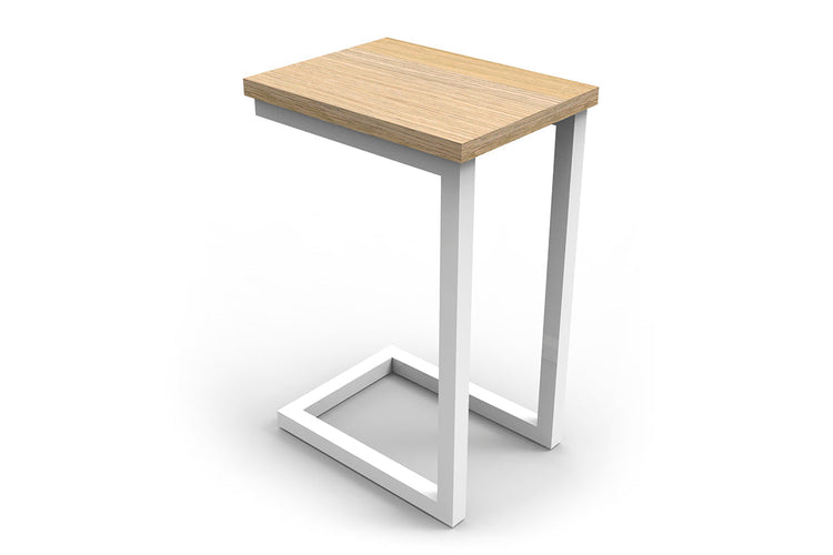 Sonic Everlast Side Table Sonic white leg natural oak