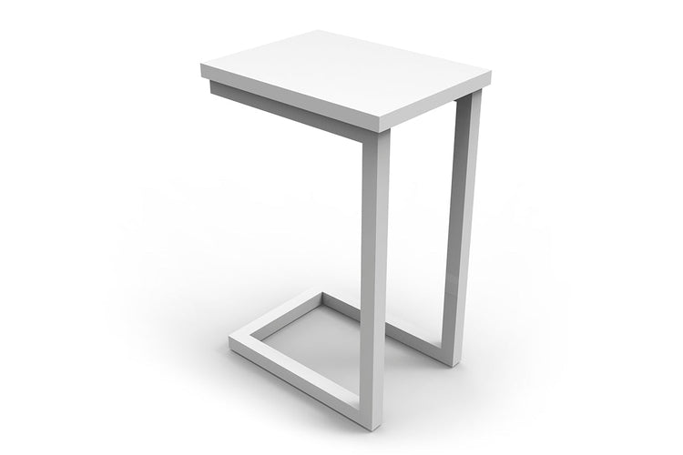 Sonic Everlast Side Table Sonic white leg natural white