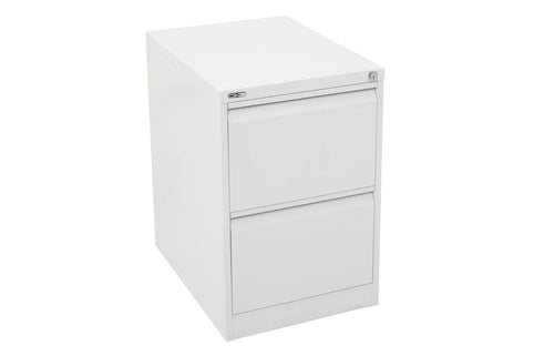 Sonic Metal 2 Drawer Filing Cabinet Sonic white