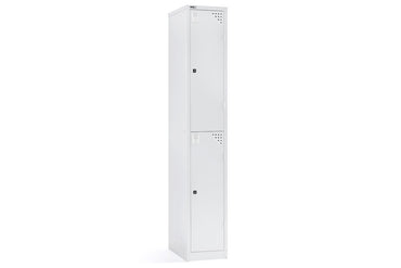 Sonic Metal Locker 2-Tier Door - Single Sonic white
