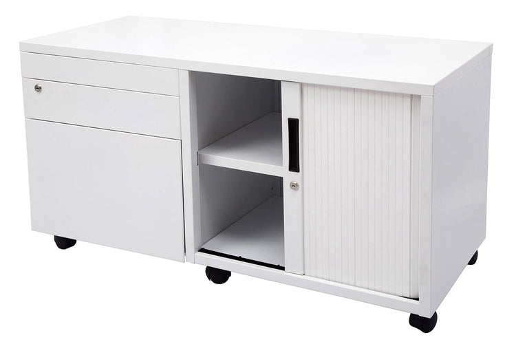 Sonic Mobile Caddy LHS with Tambour & Filing Drawers Sonic