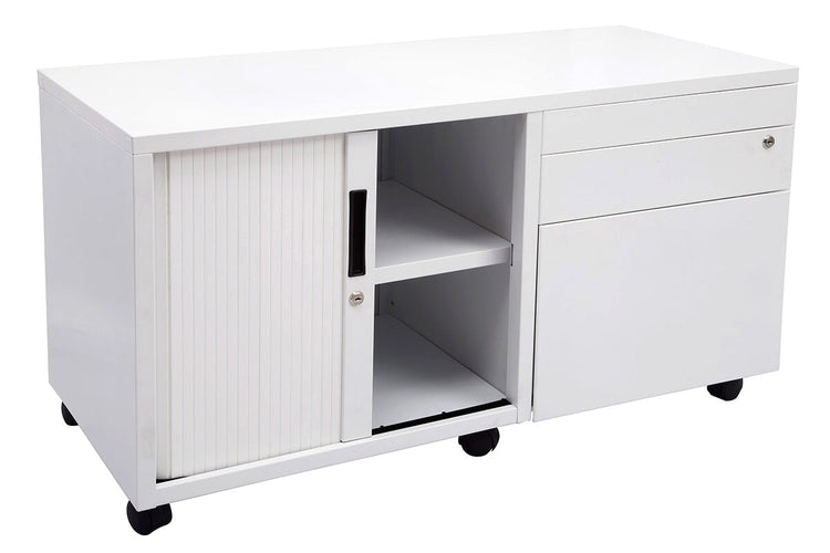 Sonic Mobile Caddy RHS with Tambour & Filing Drawers Sonic