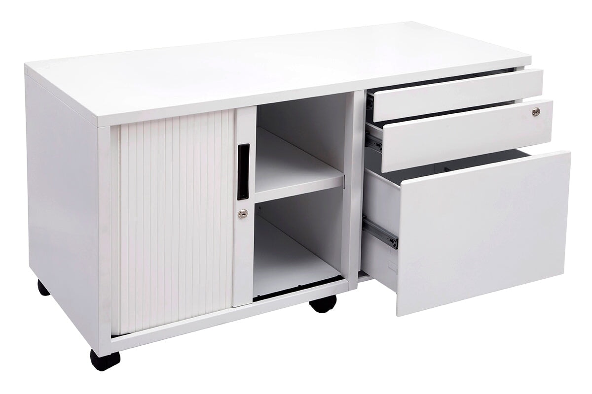 Sonic Mobile Caddy RHS with Tambour & Filing Drawers Sonic 